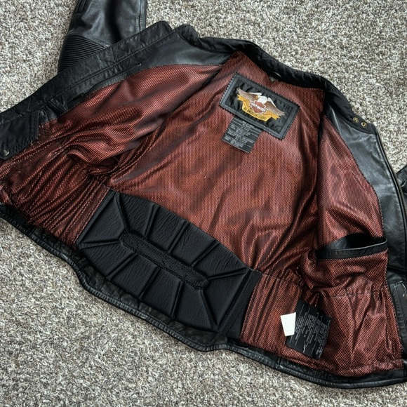 Vintage Harley-Davidson women’s leather jacket  L large - Picture 12 of 16